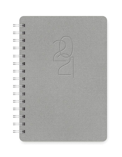 Orange Circle Agatha Tabbed Spiral Planner, August 2020 - December 2021