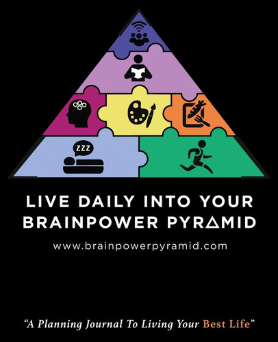 Live Daily Into Your Brainpower Pyramid A Planning Journal To Living Your Best Life