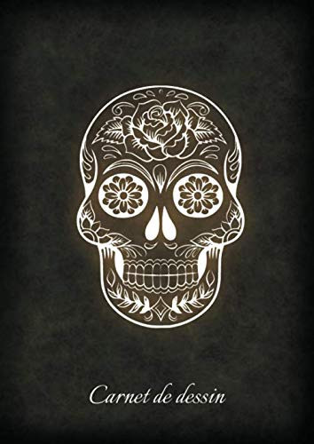 Carnet de Dessin Carnet de Dessin Tatouage Tête de Mort 100 Pages A4 à Dessiner Pour Artiste