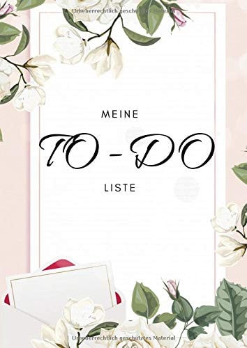 Meine To-Do-Liste A4 Softcover | 100 Seiten Mit Titel, Datum and Register | Perfekt Für Aufgaben Zum Abhaken, Bucket Listen, Reiseplaner Uvm