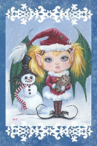 Trouble with My Horns Goth Fairy Journal Blank Journal, Diary, Christmas Notebook, 196 Ruled Pages, 6 X 9 Inches