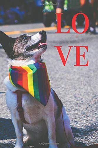 Love Composition Notebook - 100 Pages, Blank, 6 X 9