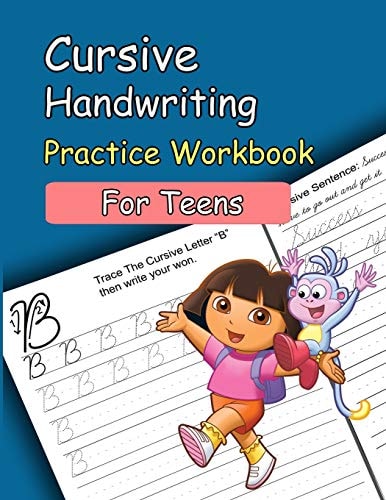 Cursive Handwriting Practice Workbook For Teens Beginning Cursive Writing Practice Workbook for Teens Young and Adults - 8.5 X 11 Inches