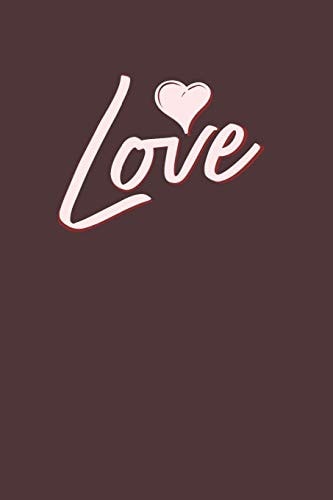 Love Valentine's Day Notebook, Valentine's Gifts for Her - Maroon