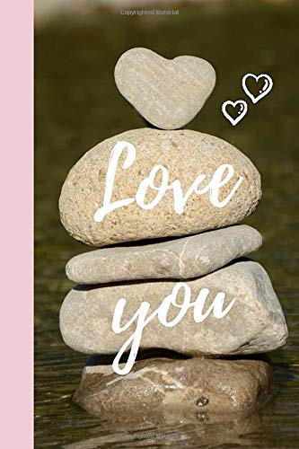 Love You Compact Size Notebook for Nature Lovers and Rock Collectors
