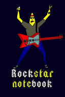 Cartoon Rock Star (6 X 9 Inches Lined) Notebook for Space Fans