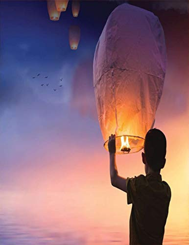 Pingxi Sky Lantern Festival 2020 Taiwan Lantern Festival ( ) Travel Notebook - Lined 8. 5x11 - 120 Pages Journal Log Notepad Diary Notebook Souvenir Gift, Thailand Festival of Lanterns Loy Krathong and Yi Peng - Diary with Prompts Checklists Gifts