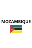 Mozambique Flag Country Africa African Stylish Sketchbook Journal for Drawing, Sketching, Doodling, & Painting Art Book 6x9 Inches 120 Pages Gift
