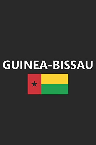 Guinea-Bissau: Flag Country Africa African Stylish Sketchbook Journal for Drawing, Sketching, Doodling, & Painting Art Book 6x9 Inches 120 Pages Gift