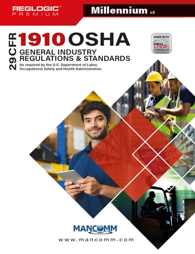 Mancomm 29 CFR: Parts 1910-End OSHA General Industry Regulations Premium (Millennium C2), January 2022