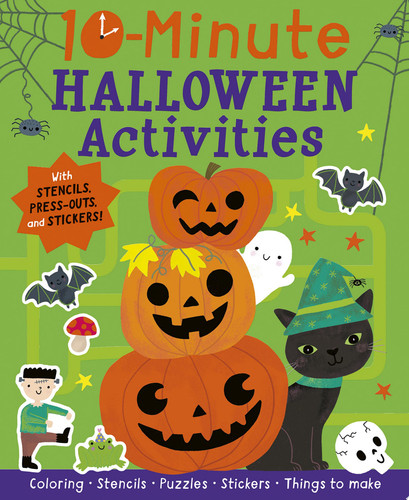 10-Minute Halloween Activities With Stencils, Press-Outs, and Stickers!