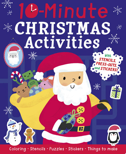 10-Minute Christmas Activities With Stencils, Press-Outs, and Stickers!