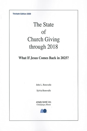 The State of Church Giving Through 2018 What If Jesus Comes Back In 2025?