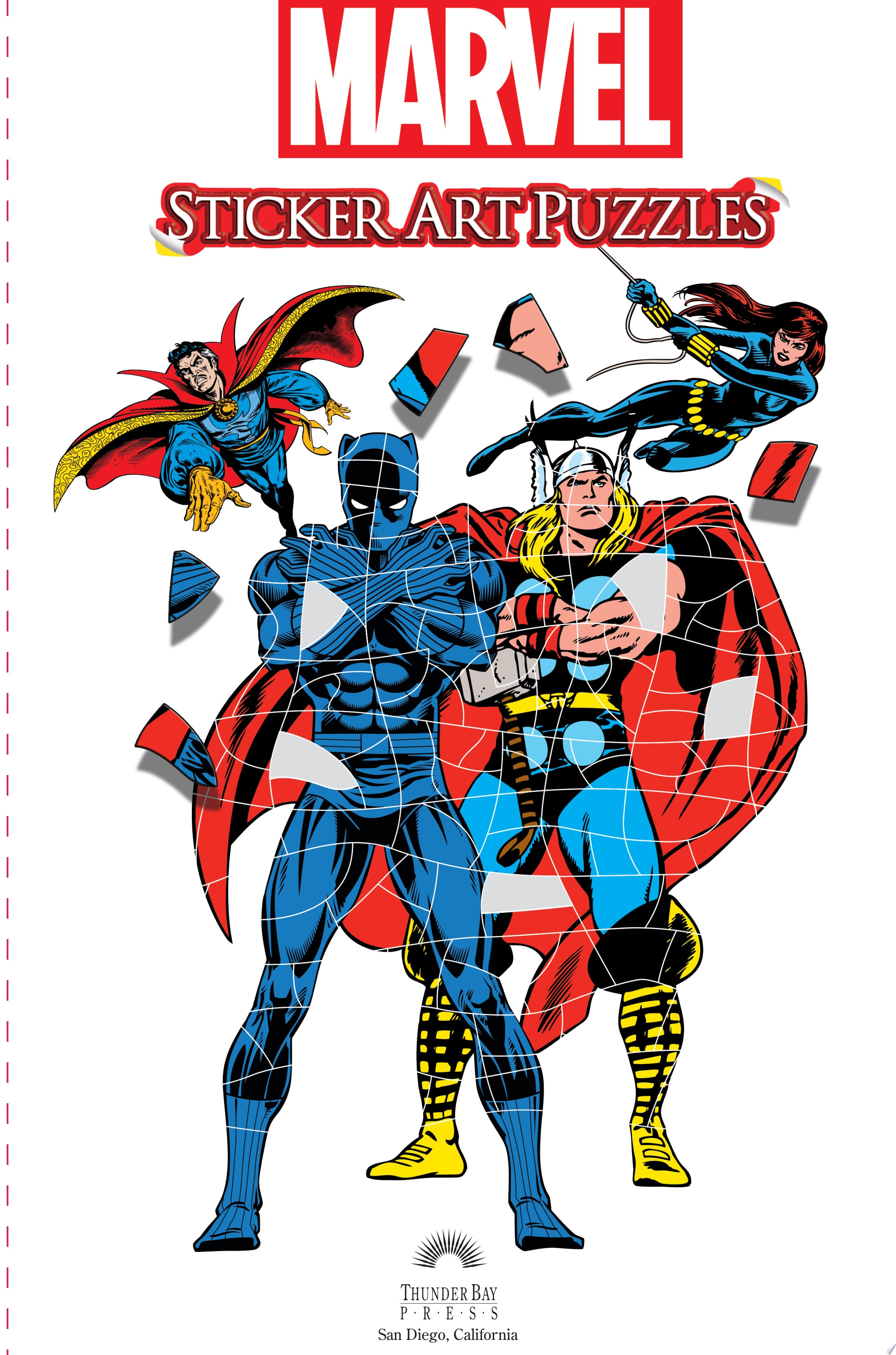 Marvel Sticker Art Puzzles