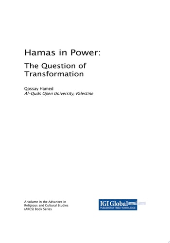 Hamas in Power: The Question of Transformation The Question of Transformation