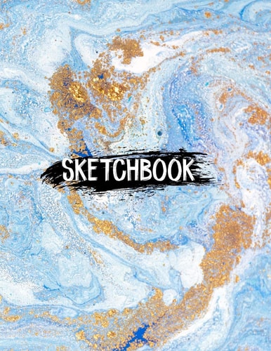 Sketch Book for Teen Girls and Boys 8. 5 X 11 , Personalized Artist Sketchbook: 120 Pages, Sketching, Drawing and Creative Doodling. Large Blank Pages for Sketching, Practice How to Draw Workbook
