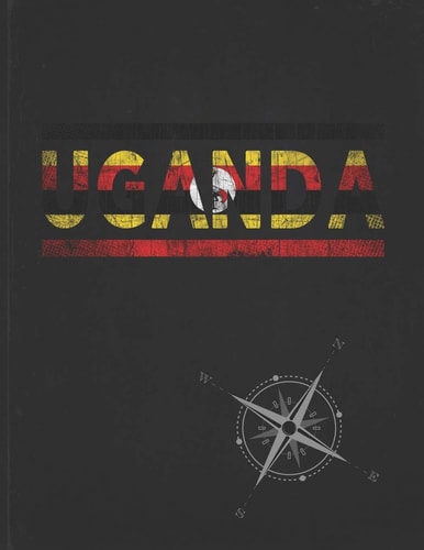 Uganda Personalized Gift for Ugandan Friend for Travel Lightly Lined Pages Daily Journal Diary Notepad