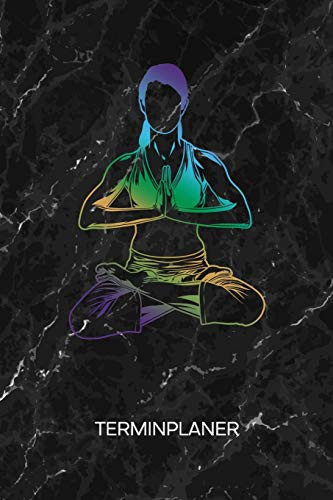 Terminplaner Yoga Trainer Kalender Pilates Matte Terminkalender - Achtsamkeit Wochenplaner Stressbefreiung Wochenplanung Asana Taschenkalender Meditation To-Do Liste Termine