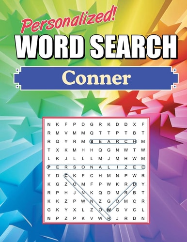 Connor Word Search Large Print Word Find Puzzles
