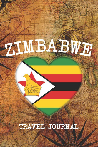 Zimbabwe 6x9 Travel Planner I Road Trip Planner I Dot Grid Journal I Travel Notebook I Travel Diary I Pocket Journal I Gift for Backpacker