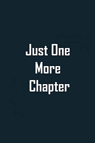 Just One More Chapter Lined Notebook 6x9 / Gifts for Readers / Christmas Gifts /Reading Ornament