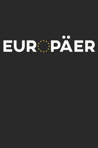 Europäer Din A5 Liniertes (Linien) Heft Für Jeden Europäer Europäische Union Fan - Notizbuch Tagebuch Planer 12 Sterne Europe Euro - Notiz Buch Geschenk Kritiker Politik Statement Notebook