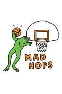 Mad Hops Mad Hops of Frog Basketball Lined Notebook, Diary / Journal Gift, 120 Pages, 6x9, Soft Cover, Matte Finish