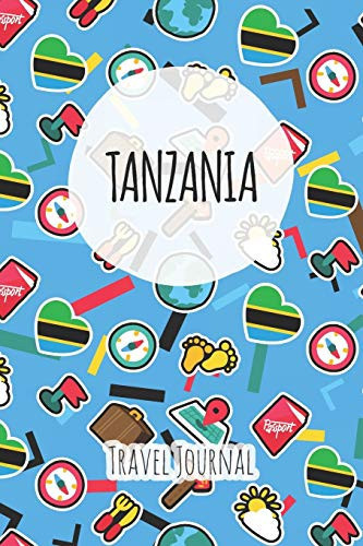 Tanzania Travel Journal 6x9 Travel Planner I Road Trip Planner I Dot Grid Journal I Travel Notebook I Travel Diary I Pocket Journal I Gift for Backpacker