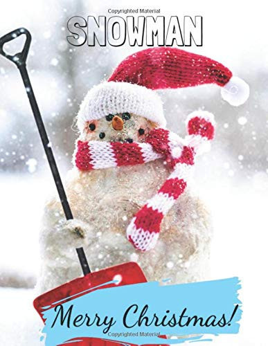 Snowman Notebook: Composition, Motivational Notebook, Journal, Diary, Kind (110 Pages, Lined, 8.5x11)