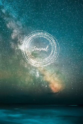 Galaxy Bullet Journal - Ocean at Night Sky - A5 Dot Grid Notebook 6 X 9 Inches (15. 24 X 22. 86 Cm) - 120 Pages