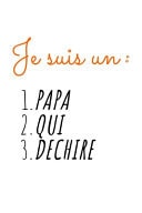 Je suis un PAPA QUI DECHIRE idée originale de cadeau pour papa, homme, drole, anniversaire, noel, humour - Ligné Petit Format (15.24 x 22.86 cm)