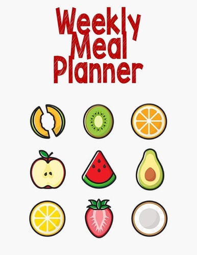 Weekly Meal Planner Make Your Own Meal Plan, 55 Week Food Planner, Food Planners & Shopping List, Diary, Weekly Meal Plan, Menu Planning Notebook, Journal
