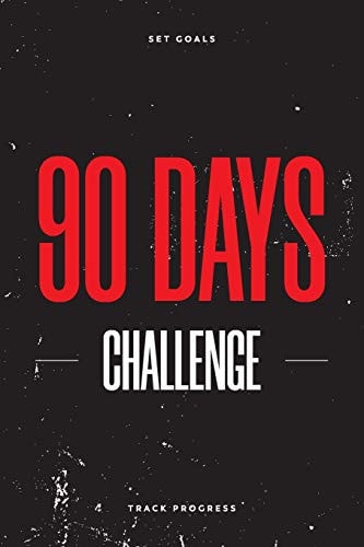 90 Days Challenge Workout Fitness Exercise Journal Planner Log Book / Keep Track of Your Progress / Designed by Pros / 6 X 9 In