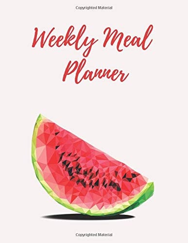 Weekly Meal Planner Food Planners and Shopping List (55 Week Food Planner) Weekly Meal Plan , Menu Planning Notebook , Calendar , Journal