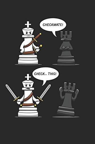 Checkmate! Check... This! 6x9 Zoll Ca. DIN A5 Schach Notizheft Gepunktet - 120 Seiten Gepunktetes Schach Notizbuch Für Notizen in Schule, Universität, Arbeit Oder Zuhause. - Eine Tolles Geschenk Für Ihre Liebsten.