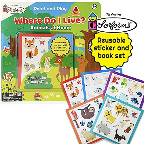 Where Do I Live? (Colorforms) Animals at Home