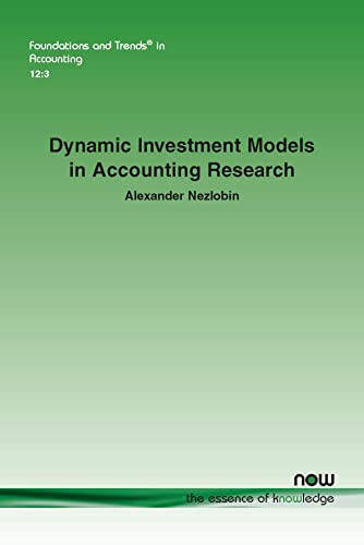Sales Force CompensationDynamic Investment Models in Accounting Research