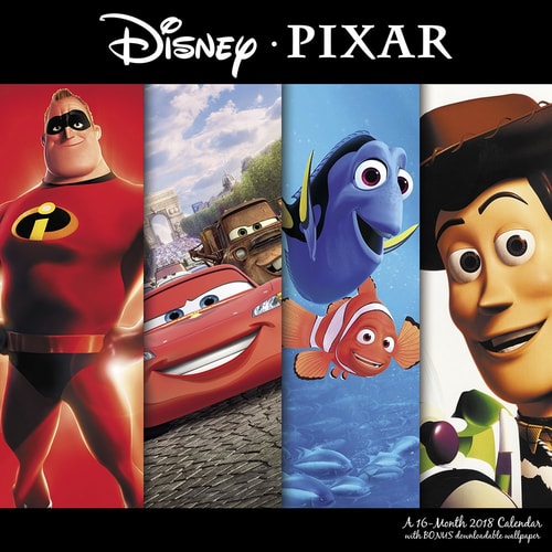 Disney Pixar 2018 Calendar