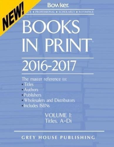 Books in Print 2016-2017