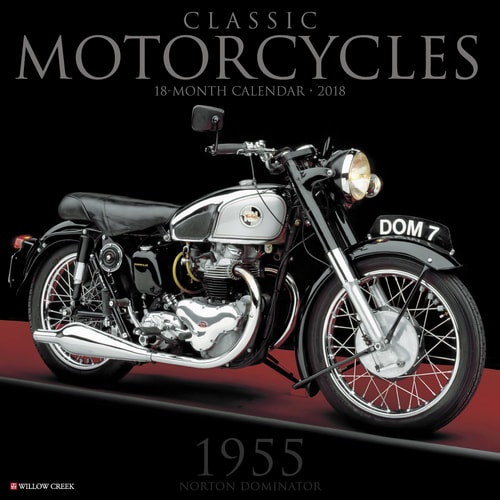 Classic Motorcycles 2018 Calendar