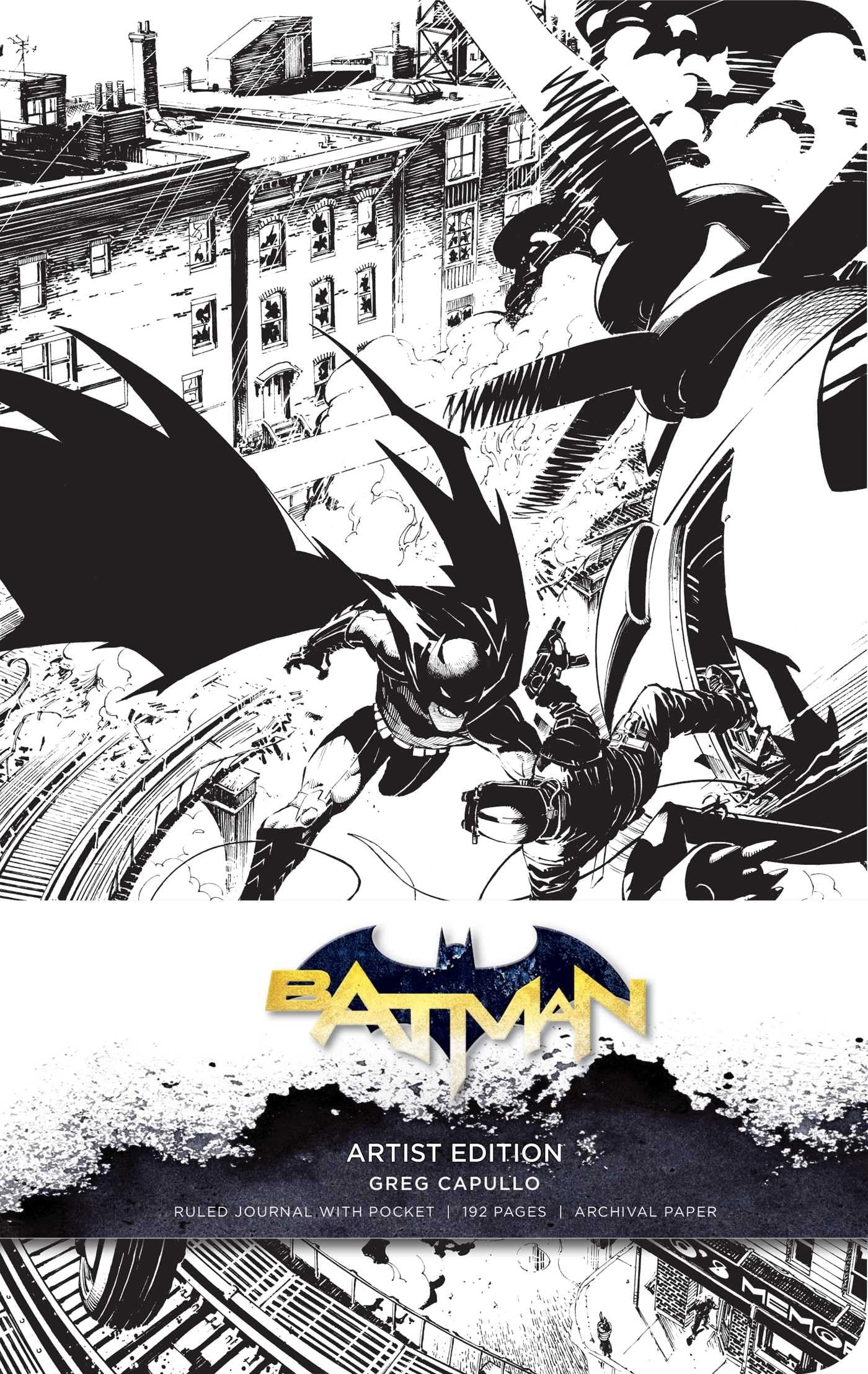 DC Comics: Batman Hardcover Ruled Journal: Artist Edition Greg Capullo