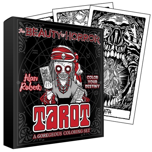 BEAUTY OF HORROR Color Your Destiny Tarot Deck