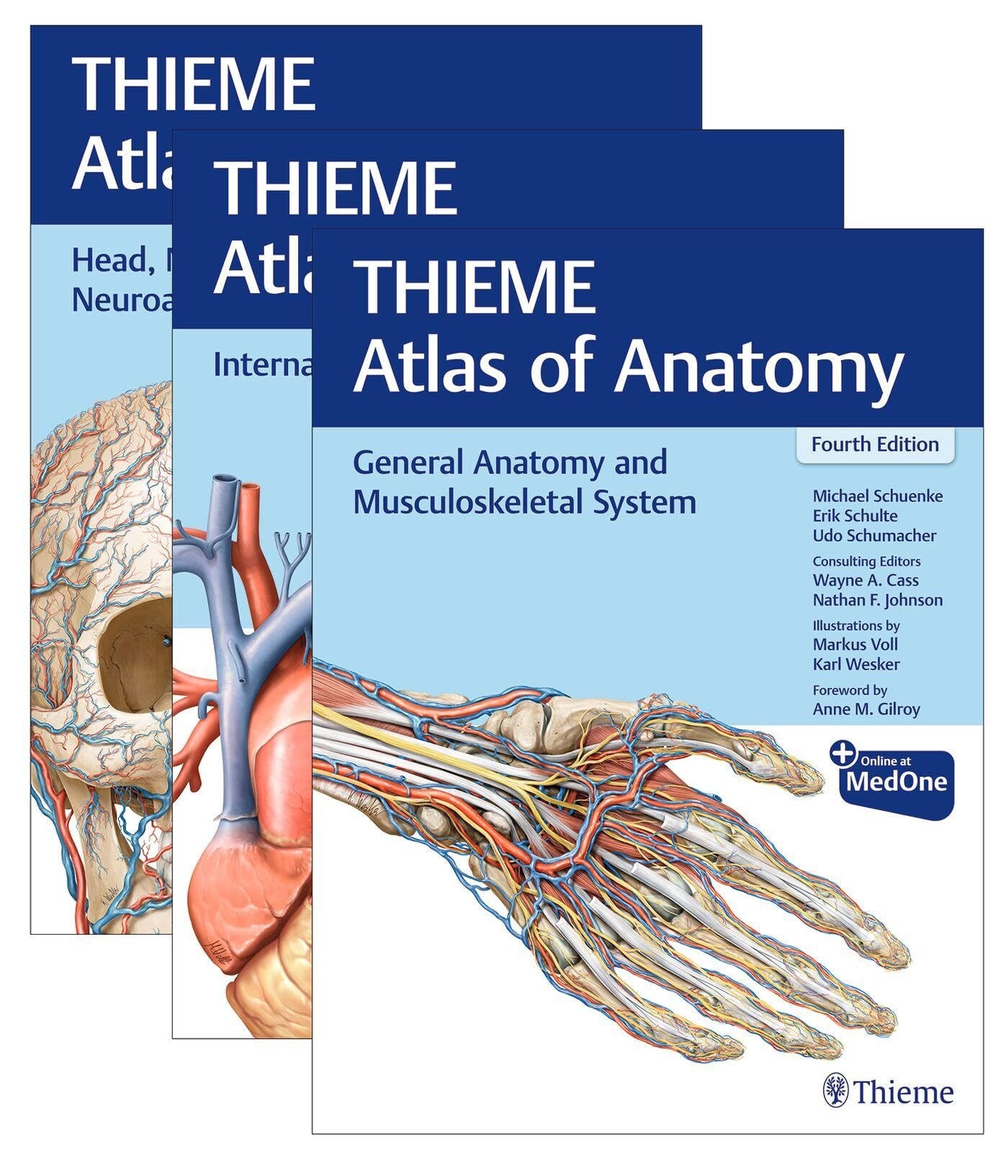 THIEME Atlas of Anatomy, Three Volume Set, Fourth Edition
