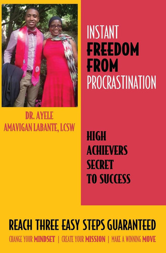 Instant Freedom from Procrastination High Achievers Secret to Success Reach Three Easy Proven Steps Guaranteed Change Your Mindset Create Your Mission Make a Winning Move