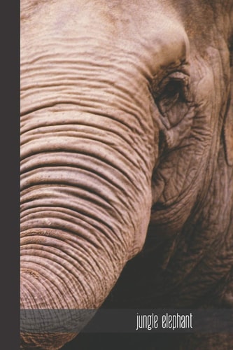 Jungle Elephant Small Lined Elephant Notebook / Travel Journal to Write in (6'' X 9'') 120 Pages