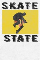 Skate State New Mexico Skateboarding Journal Skater Gift U. S State Diary 120 Page Lined Notepaper 6x9 Inch