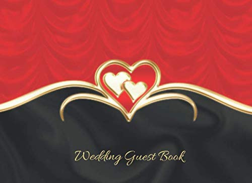 Wedding Guest Book Elegant and Romantic Wedding Guestbook to Sign in | Record Their Short Messages, Wishes and Greetings | Bonus Gift Log Included | Cute Velvet Design