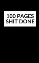 100 Pages Shit Done 5x8 Wide Ruledlinepaper 100pages Notebook, Journal
