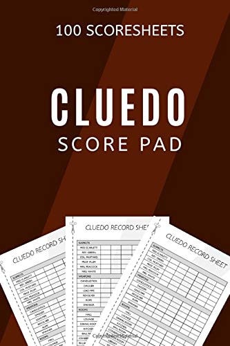 Cluedo Score Pad A5 Score Pad with 100 Score Sheets
