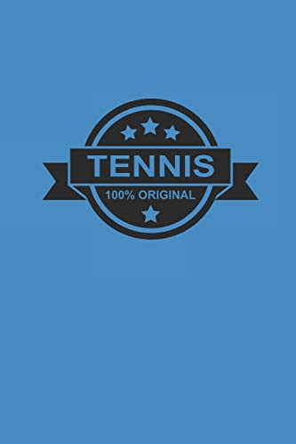 TENNIS: Notizbuch für Tennis Spieler kariert squared Notebook Journal 6x9 karo